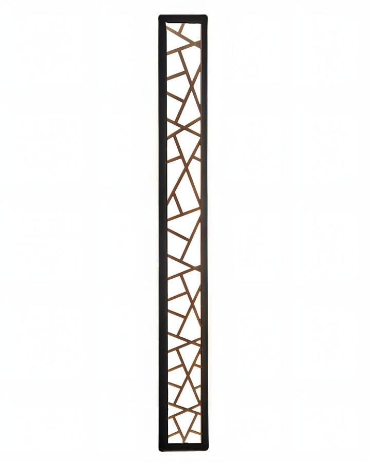 Contemporary Wall Light Surface Mounted Black Iron LED Waterproof Fixture for Outdoor Use 4