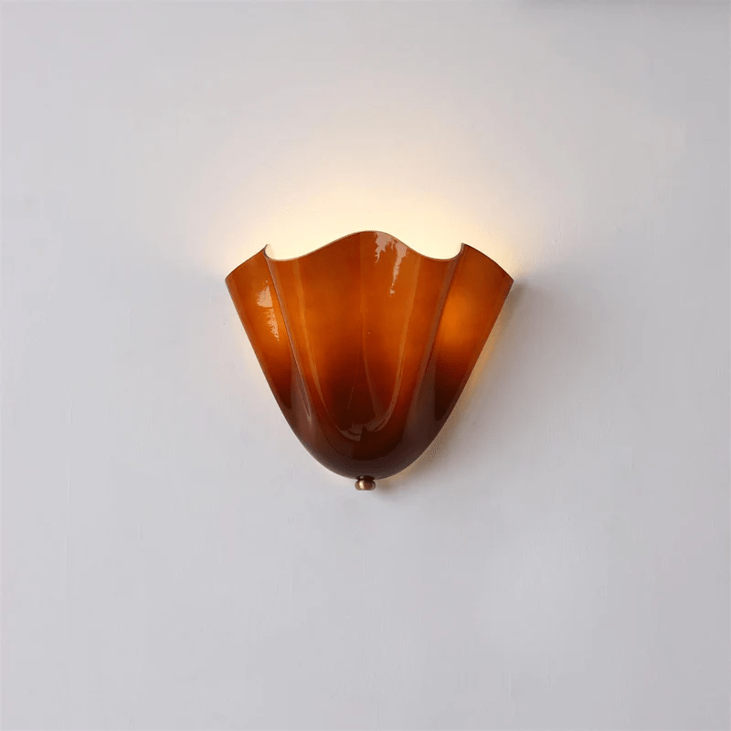 Contemporary Wall Sconce Light Metal and Glass Wall Mounted G9 Bulb Base Indoor Use 10