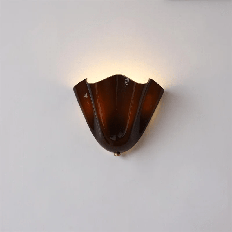 Contemporary Wall Sconce Light Metal and Glass Wall Mounted G9 Bulb Base Indoor Use 11