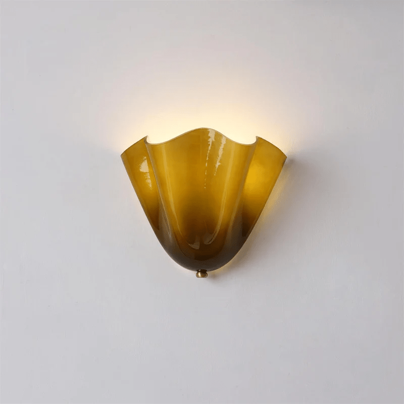 Contemporary Wall Sconce Light Metal and Glass Wall Mounted G9 Bulb Base Indoor Use 9