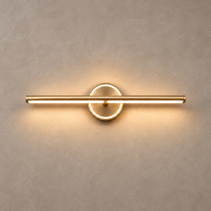 Modern Wall Sconce Bathroom Light Wall Mounted Aluminum and Acrylic Dimmable Vanity Fixture