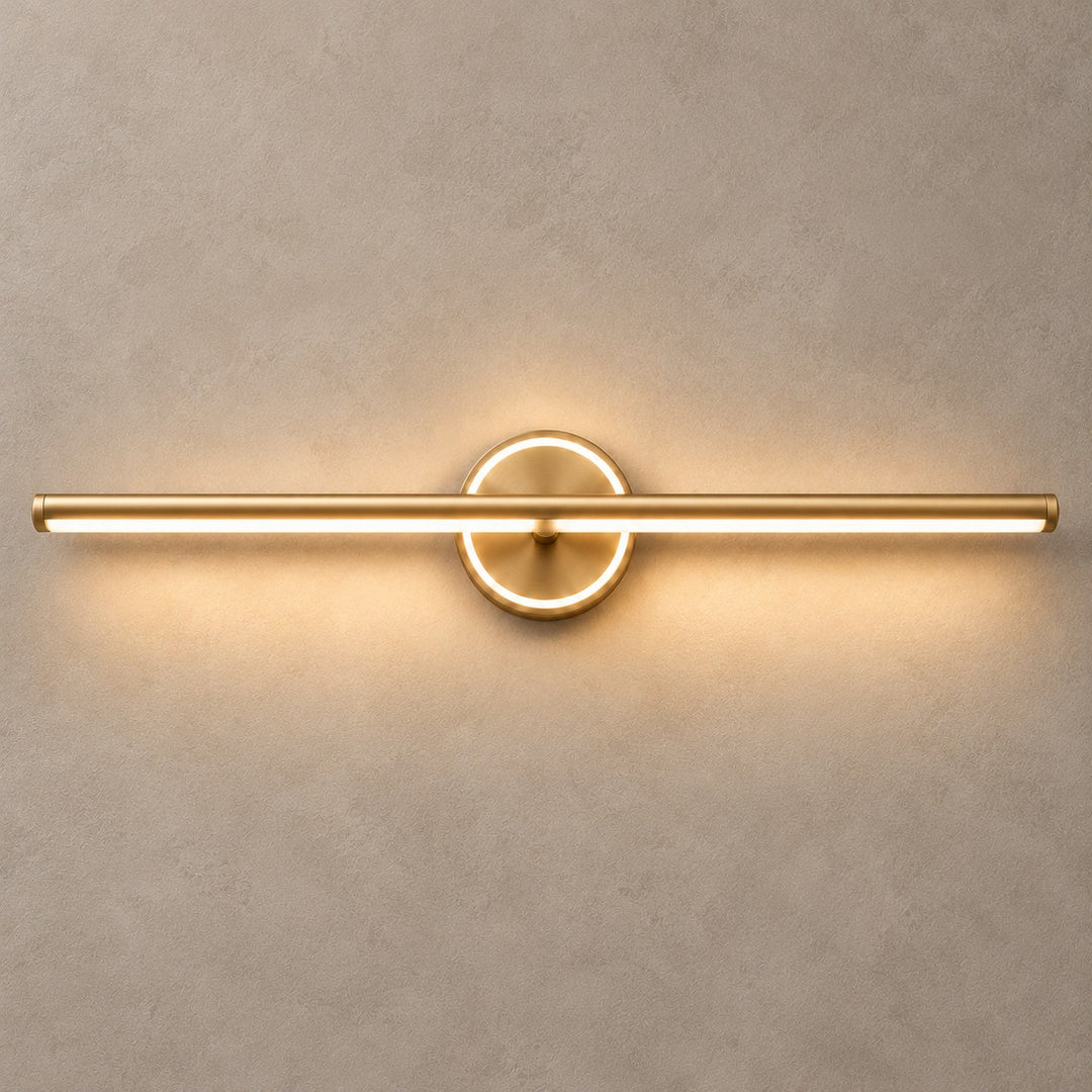 Modern Wall Sconce Bathroom Light Wall Mounted Aluminum and Acrylic Dimmable Vanity Fixture