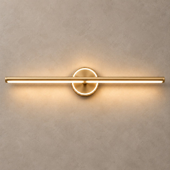 Modern Wall Sconce Bathroom Light Wall Mounted Aluminum and Acrylic Dimmable Vanity Fixture
