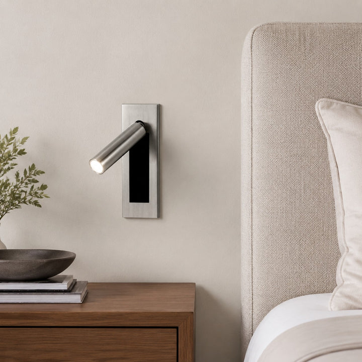 Modern Wall Sconce Light Metal Adjustable LED Fixture for Bedroom Reading 120V 10W