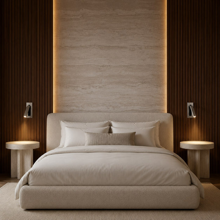 Modern Wall Sconce Light Metal Adjustable LED Fixture for Bedroom Reading 120V 10W