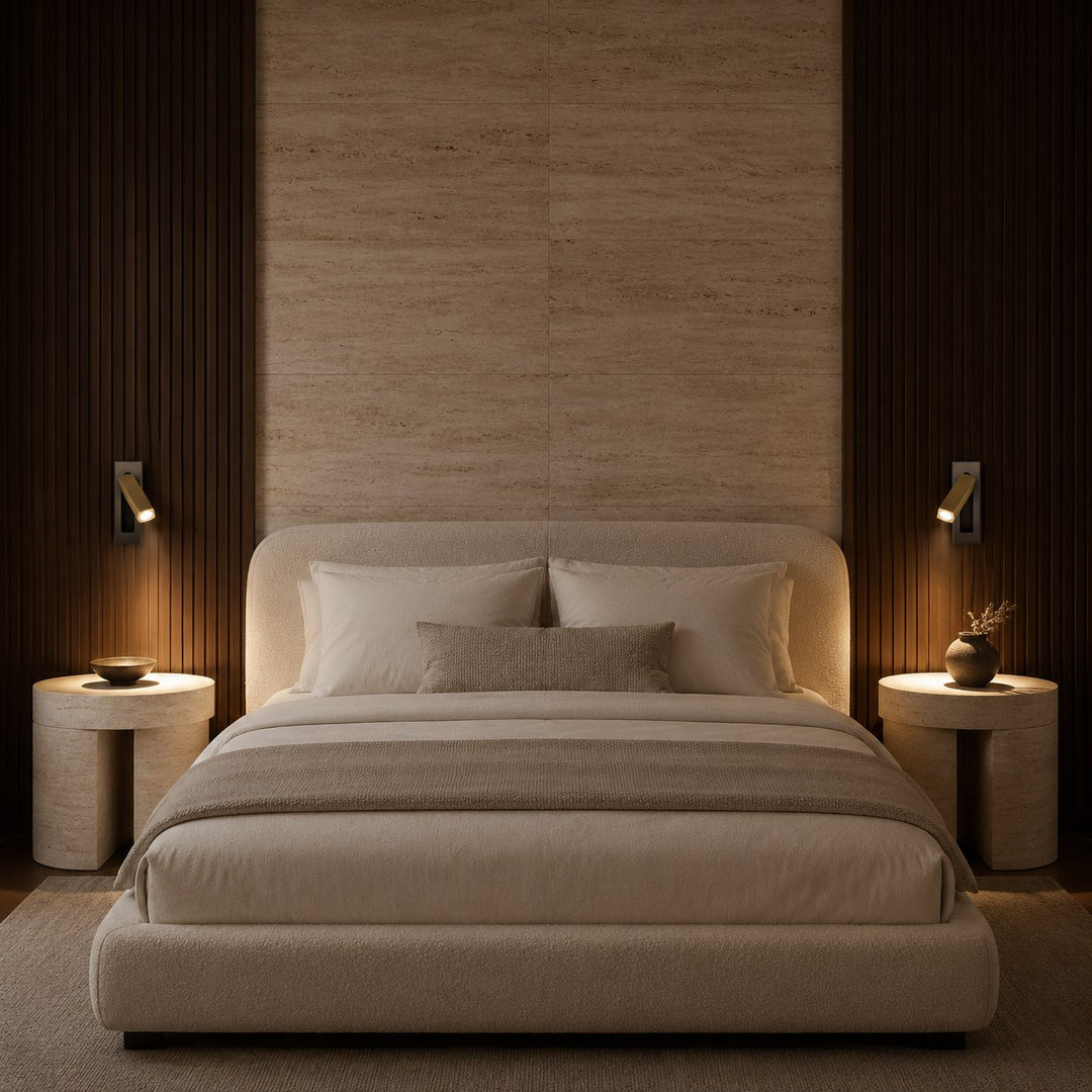 Modern Wall Sconce Light Metal Adjustable LED Fixture for Bedroom Reading 120V 10W