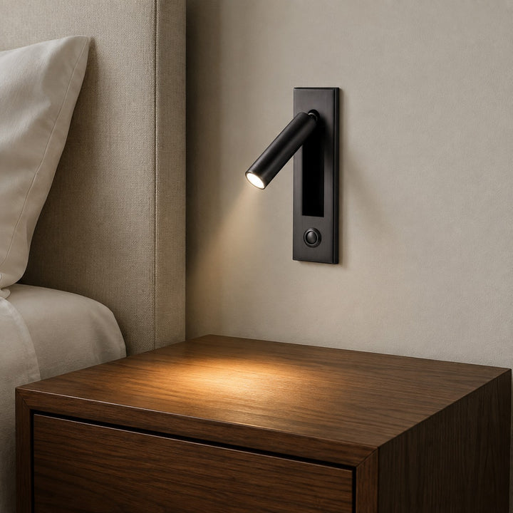 Modern Wall Sconce Light Metal Adjustable LED Fixture for Bedroom Reading 120V 10W