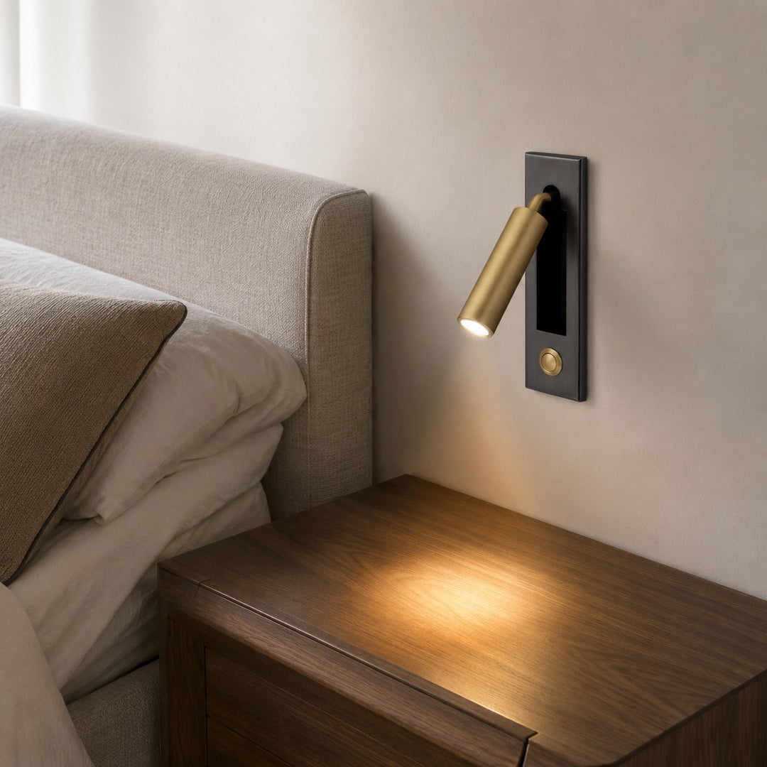 Modern Wall Sconce Light Metal Adjustable LED Fixture for Bedroom Reading 120V 10W