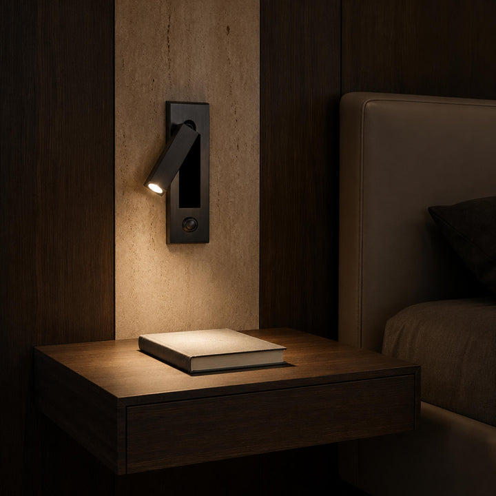 Modern Wall Sconce Light Metal Adjustable LED Fixture for Bedroom Reading 120V 10W
