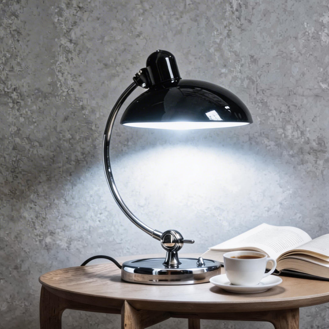Modern Adjustable Desk Lamp Metal E27 Bulb Dimmable Inline Switch for Home Office Lighting 0