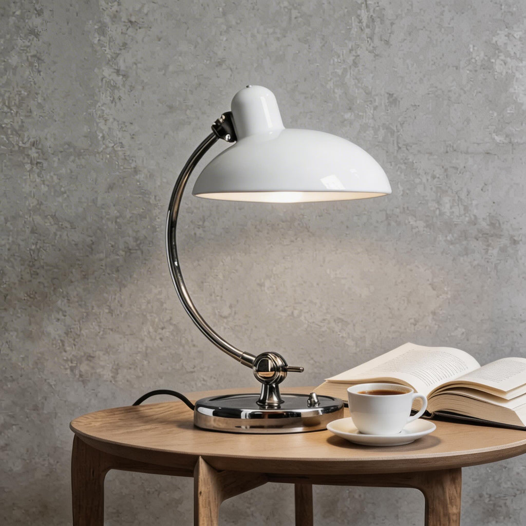 Modern Adjustable Desk Lamp Metal E27 Bulb Dimmable Inline Switch for Home Office Lighting 4