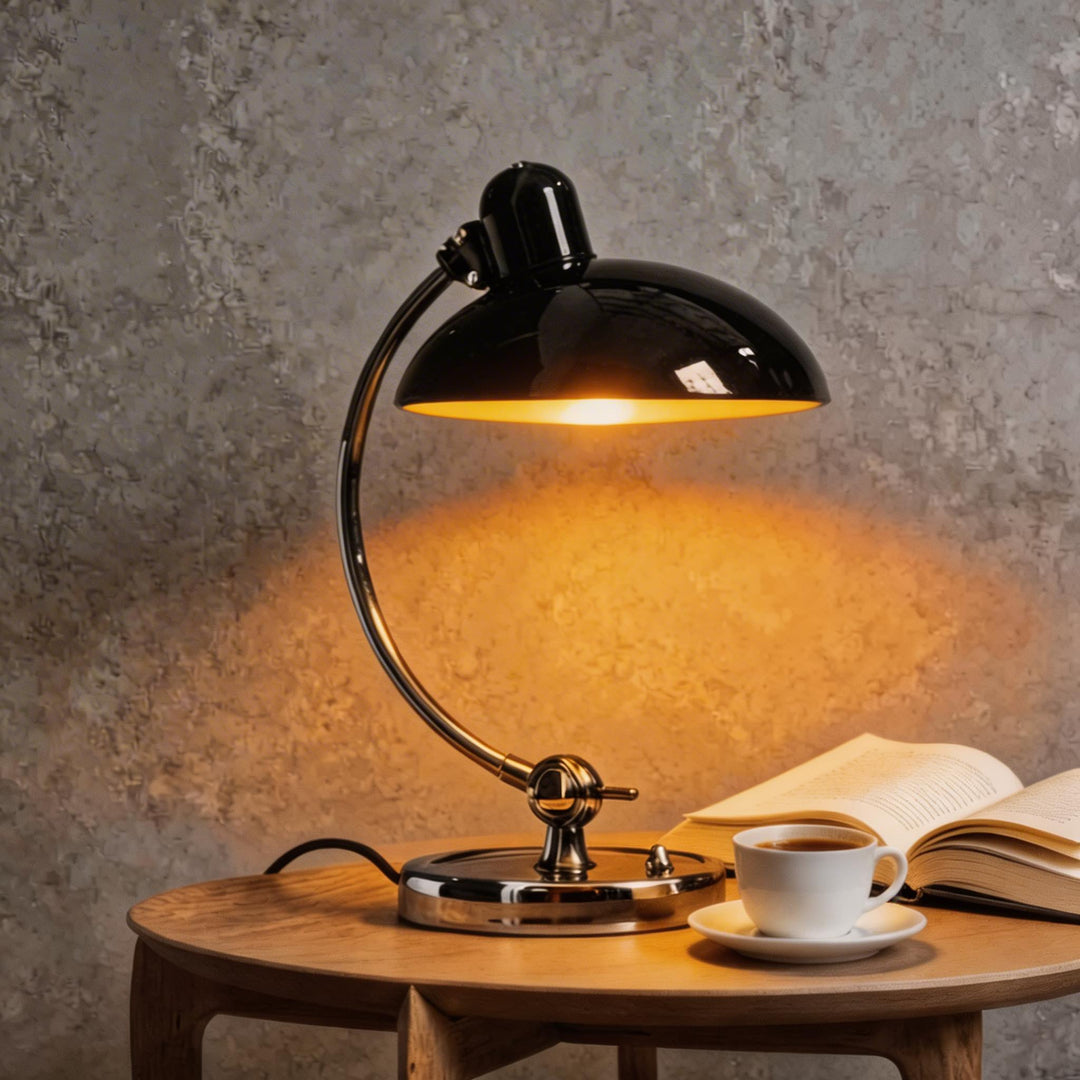 Modern Adjustable Desk Lamp Metal E27 Bulb Dimmable Inline Switch for Home Office Lighting 6