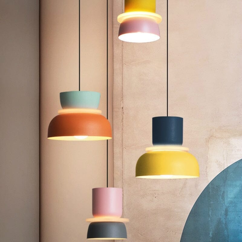 Modern Adjustable Pendant Light Metal and Acrylic with LED Compatibility for Kitchen Island 3