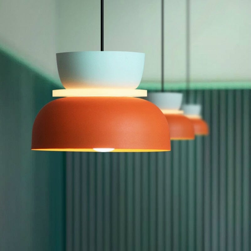 Modern Adjustable Pendant Light Metal and Acrylic with LED Compatibility for Kitchen Island 4