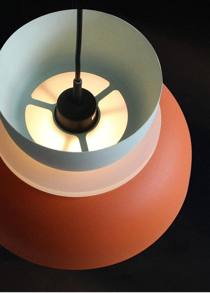 Modern Adjustable Pendant Light Metal and Acrylic with LED Compatibility for Kitchen Island 5
