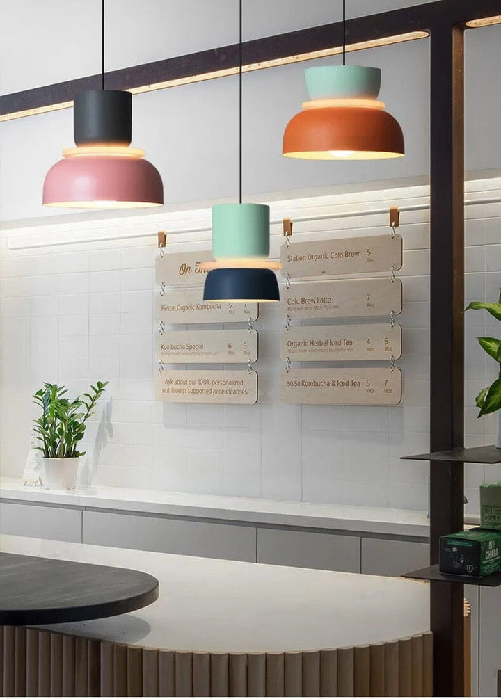 Modern Adjustable Pendant Light Metal and Acrylic with LED Compatibility for Kitchen Island 7