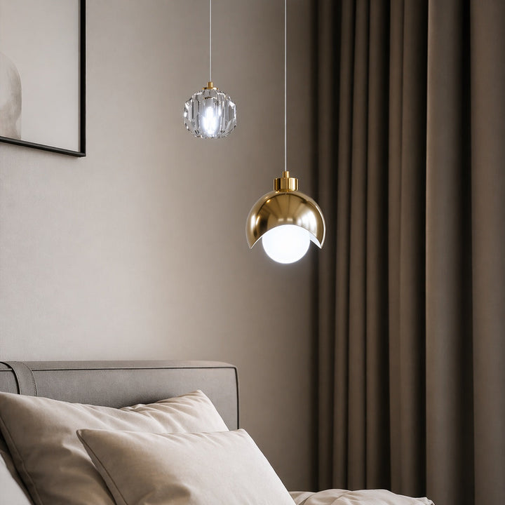 Modern Black Pendant Light Adjustable Hanging Glass with Dimmable LED for Kitchen Dining Room 6