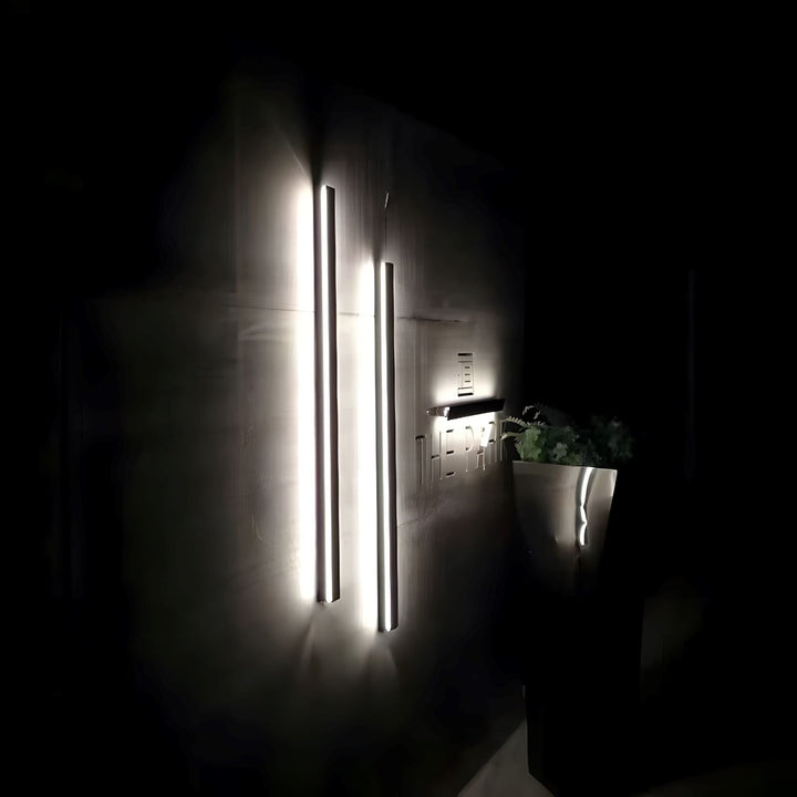 Modern LED Wall Light Waterproof Long Shape Aluminum Adjustable Indoor Outdoor Fixture 4