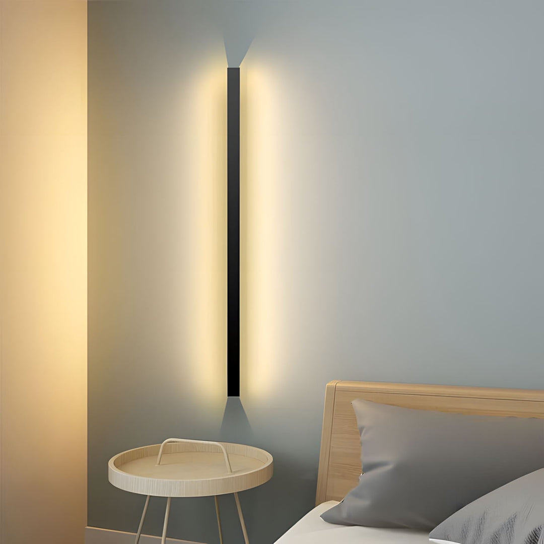 Modern LED Wall Light Waterproof Long Shape Aluminum Adjustable Indoor Outdoor Fixture 6
