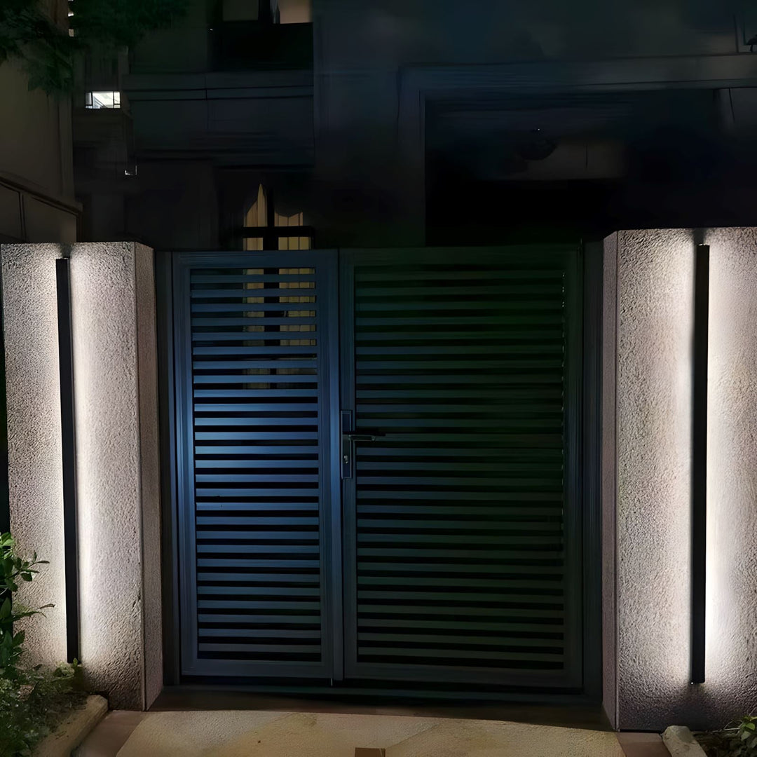 Modern LED Wall Light Waterproof Long Shape Aluminum Adjustable Indoor Outdoor Fixture 8