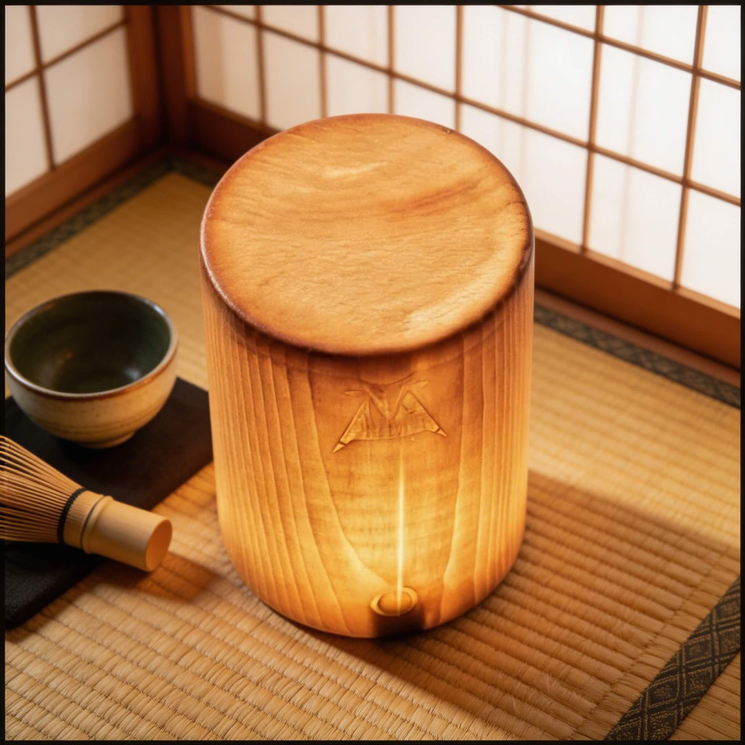 Modern Minimalist Table Lamp Touch Control Rechargeable Wood LED Dimmable USB Powered 3