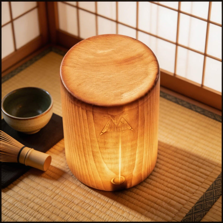 Modern Minimalist Table Lamp Touch Control Rechargeable Wood LED Dimmable USB Powered 3
