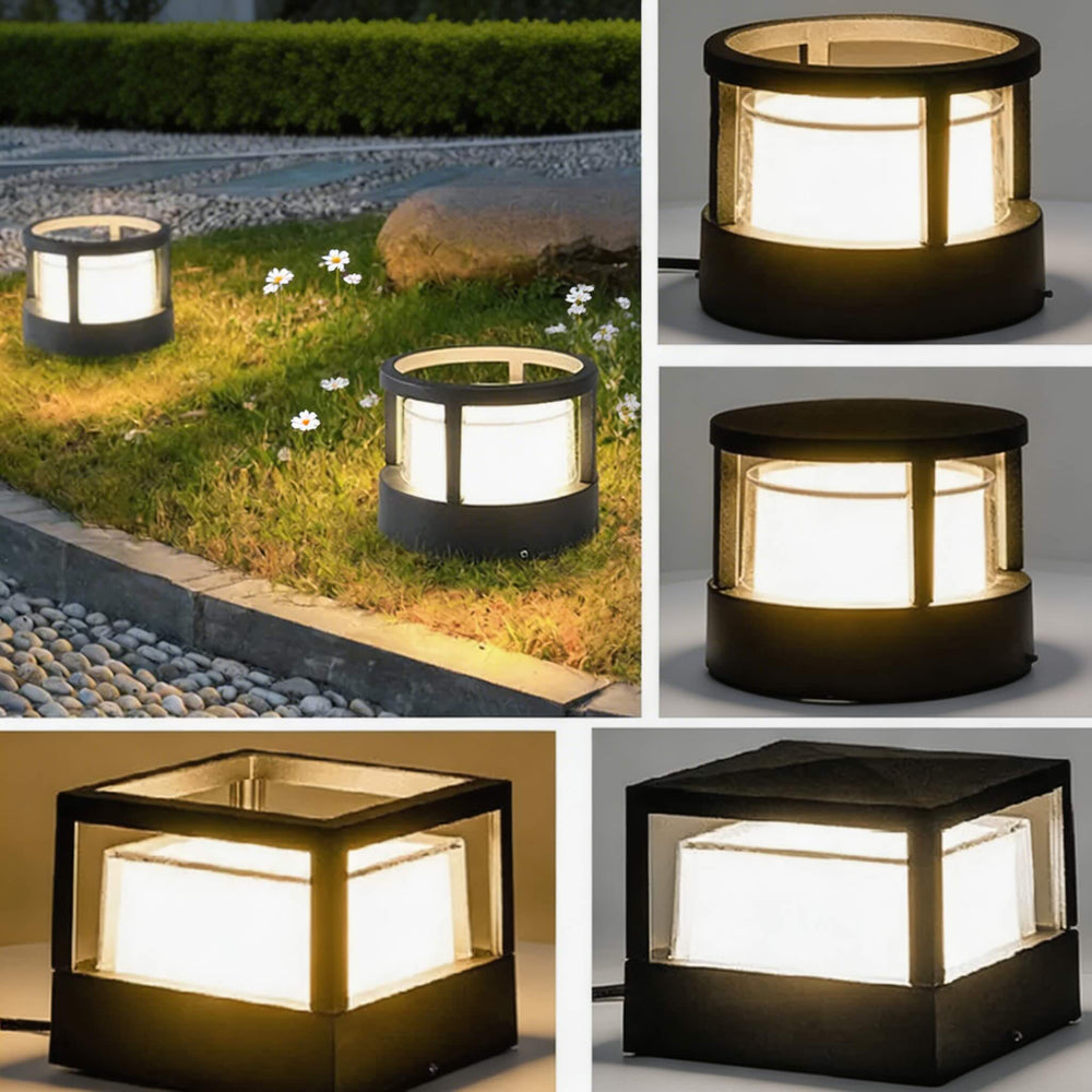 Modern Outdoor Wall Light Waterproof Aluminum 7W LED for Garden Pathway Illumination 2