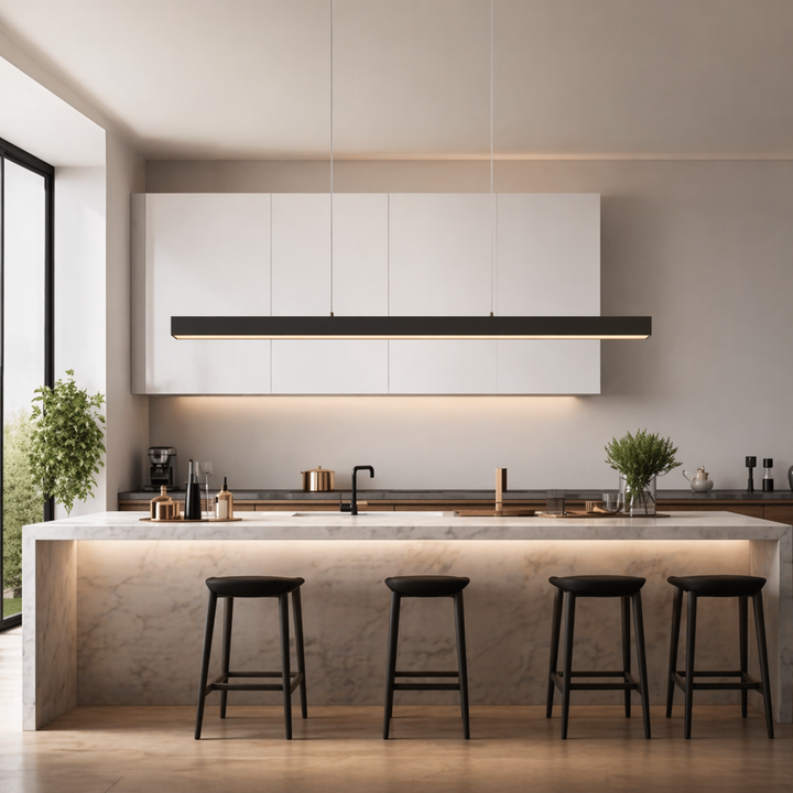 Modern Pendant Lamp Hanging Light Adjustable Metal Glass LED for Kitchen Island Dining Room 3
