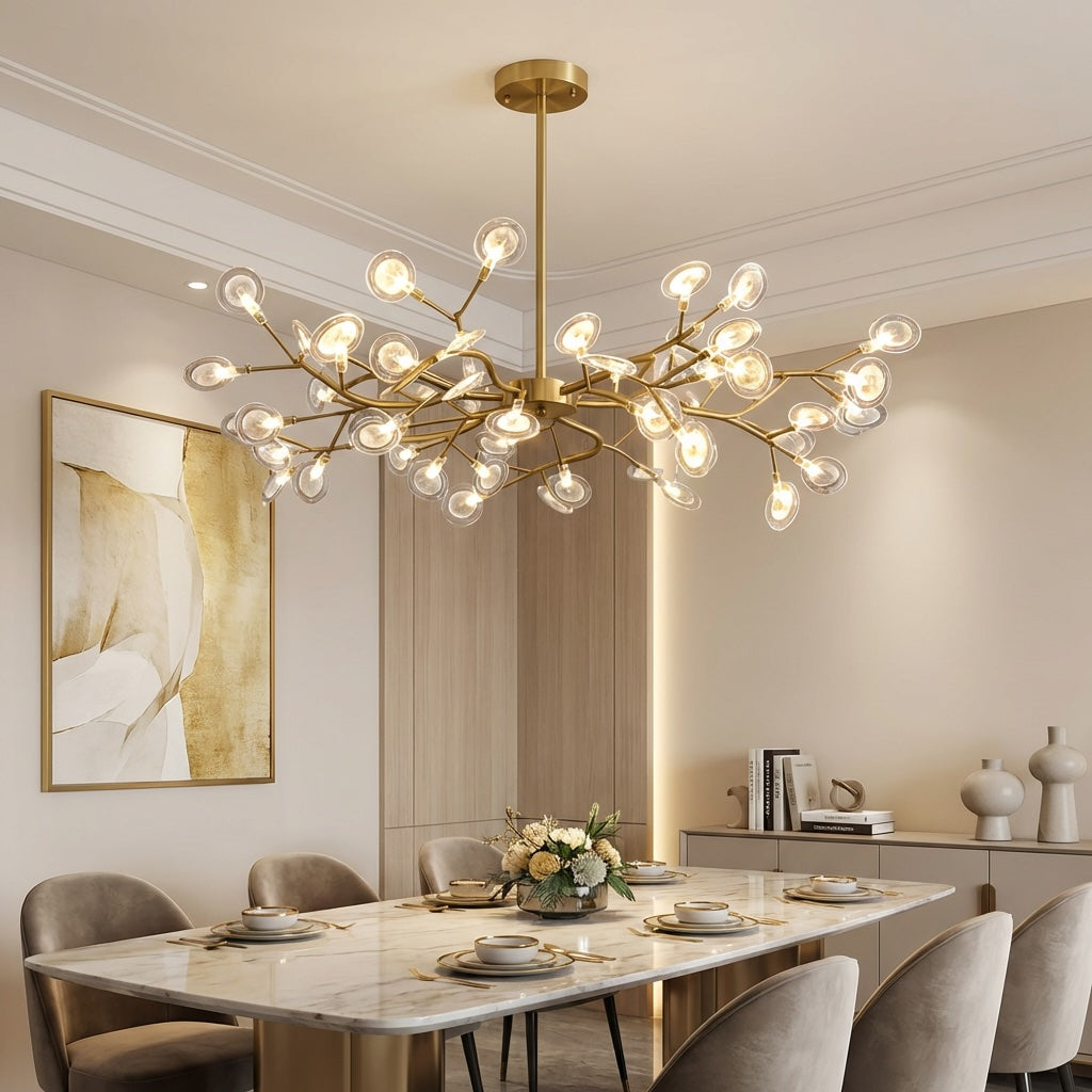 Modern Pendant Light 27-Light Adjustable Metal LED Fixture for Kitchen Pendant Lighting 1