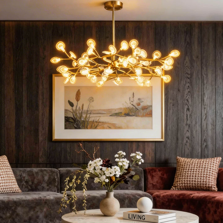 Modern Pendant Light 27-Light Adjustable Metal LED Fixture for Kitchen Pendant Lighting 11