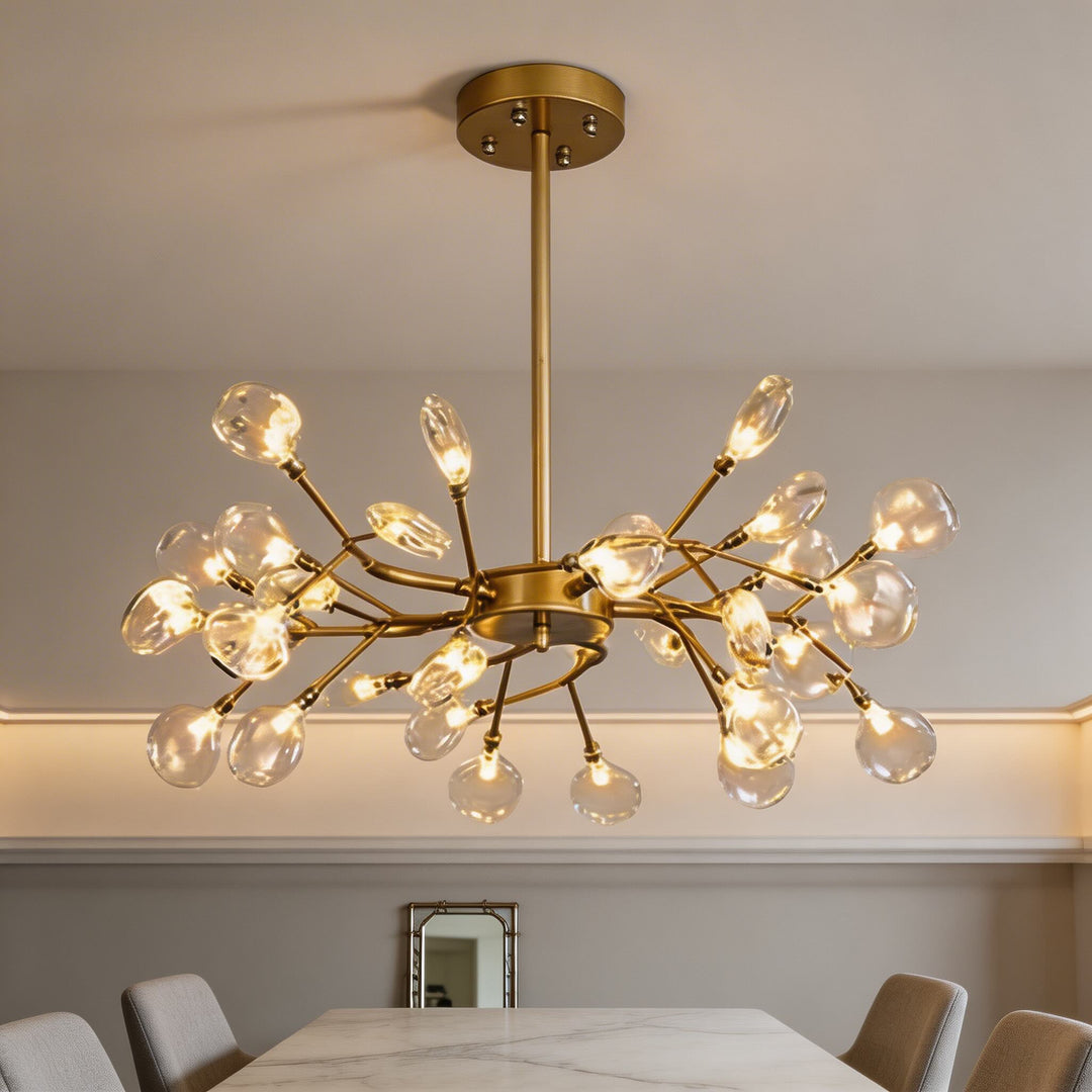 Modern Pendant Light 27-Light Adjustable Metal LED Fixture for Kitchen Pendant Lighting 3