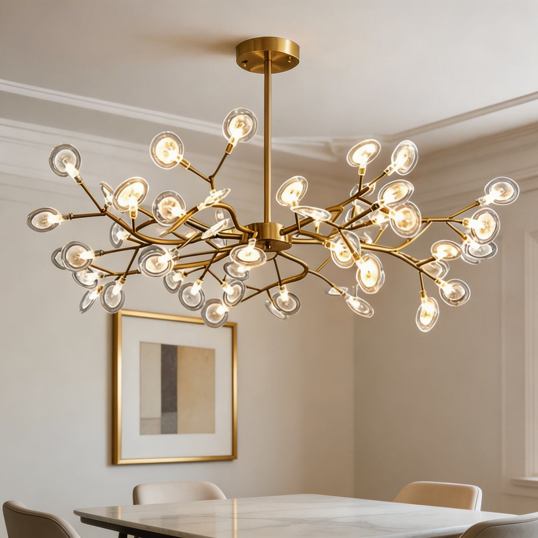 Modern Pendant Light 27-Light Adjustable Metal LED Fixture for Kitchen Pendant Lighting 4