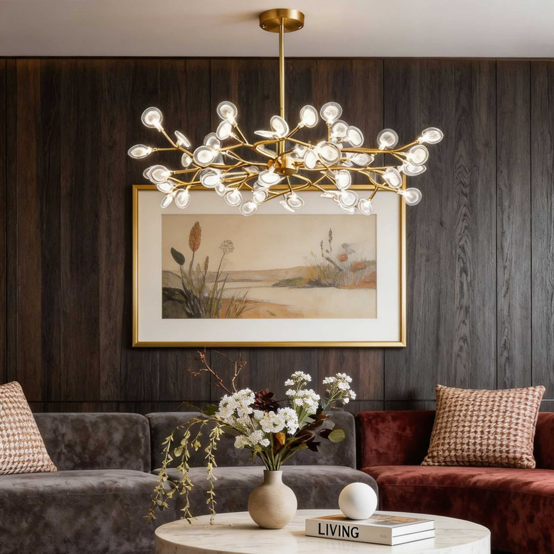 Modern Pendant Light 27-Light Adjustable Metal LED Fixture for Kitchen Pendant Lighting 7