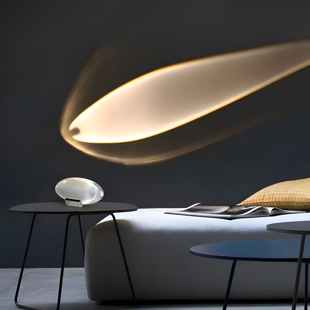 Modern Table Lamp Crystal Shade Adjustable Polished Chrome Base LED Three Color Modes 1