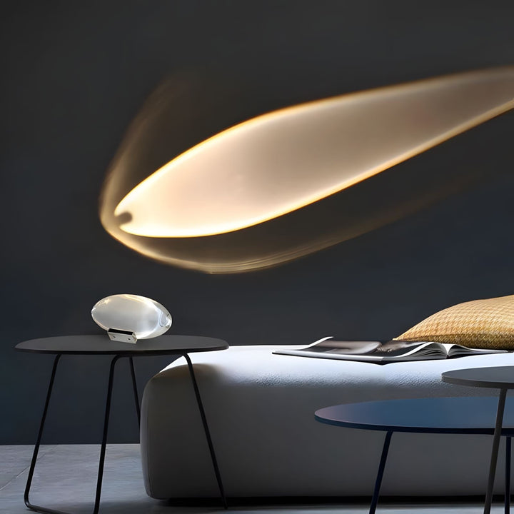 Modern Table Lamp Crystal Shade Adjustable Polished Chrome Base LED Three Color Modes 1