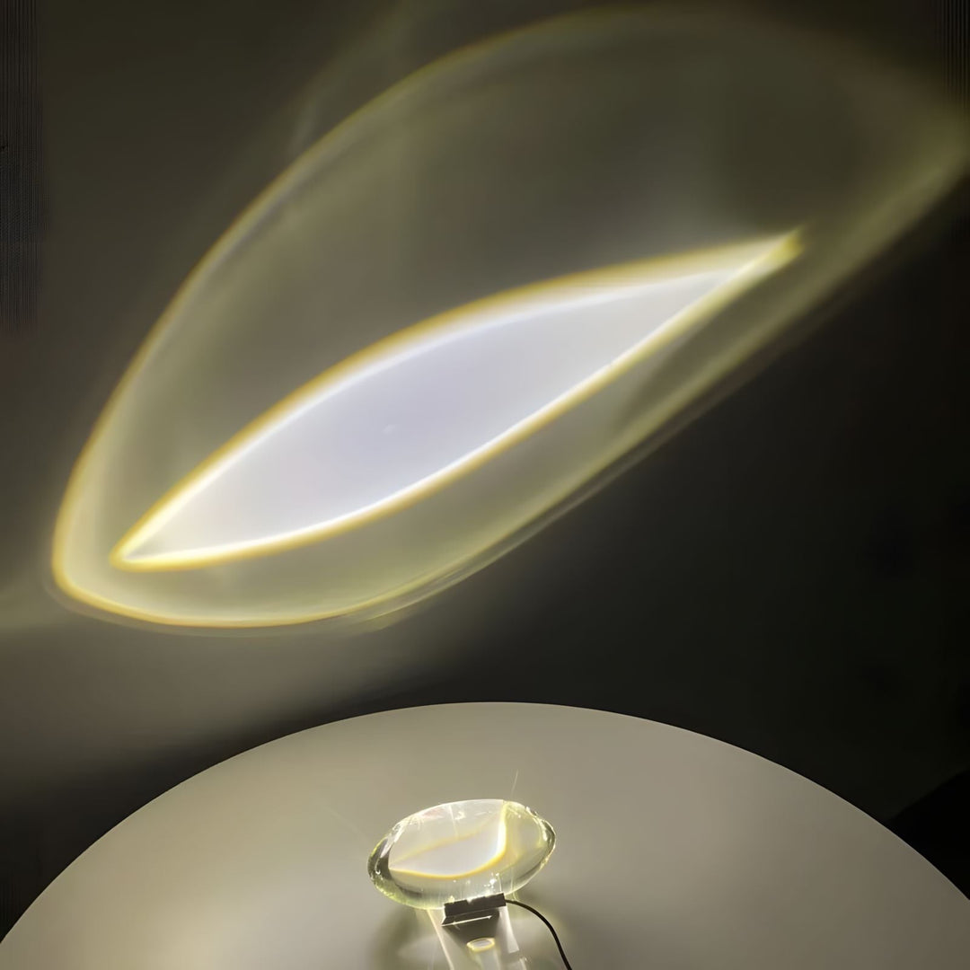 Modern Table Lamp Crystal Shade Adjustable Polished Chrome Base LED Three Color Modes 2