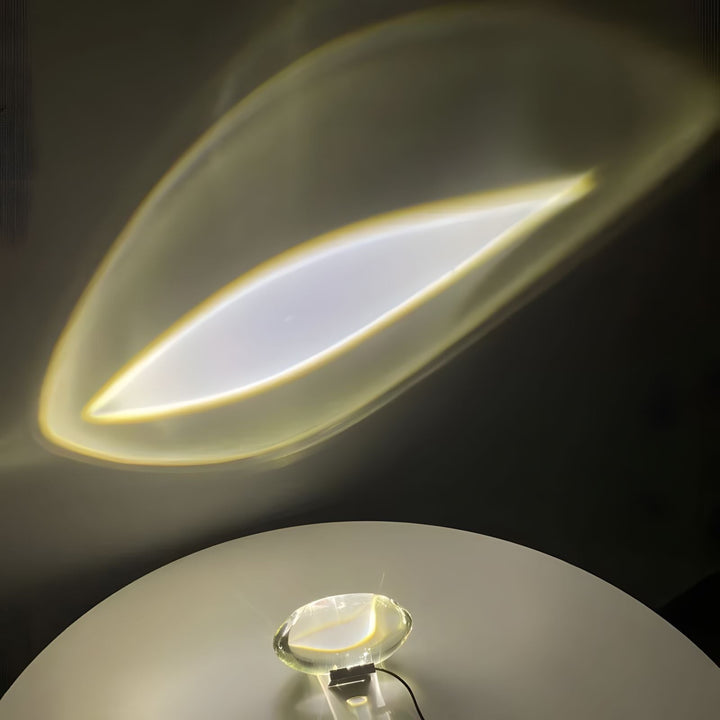 Modern Table Lamp Crystal Shade Adjustable Polished Chrome Base LED Three Color Modes 2