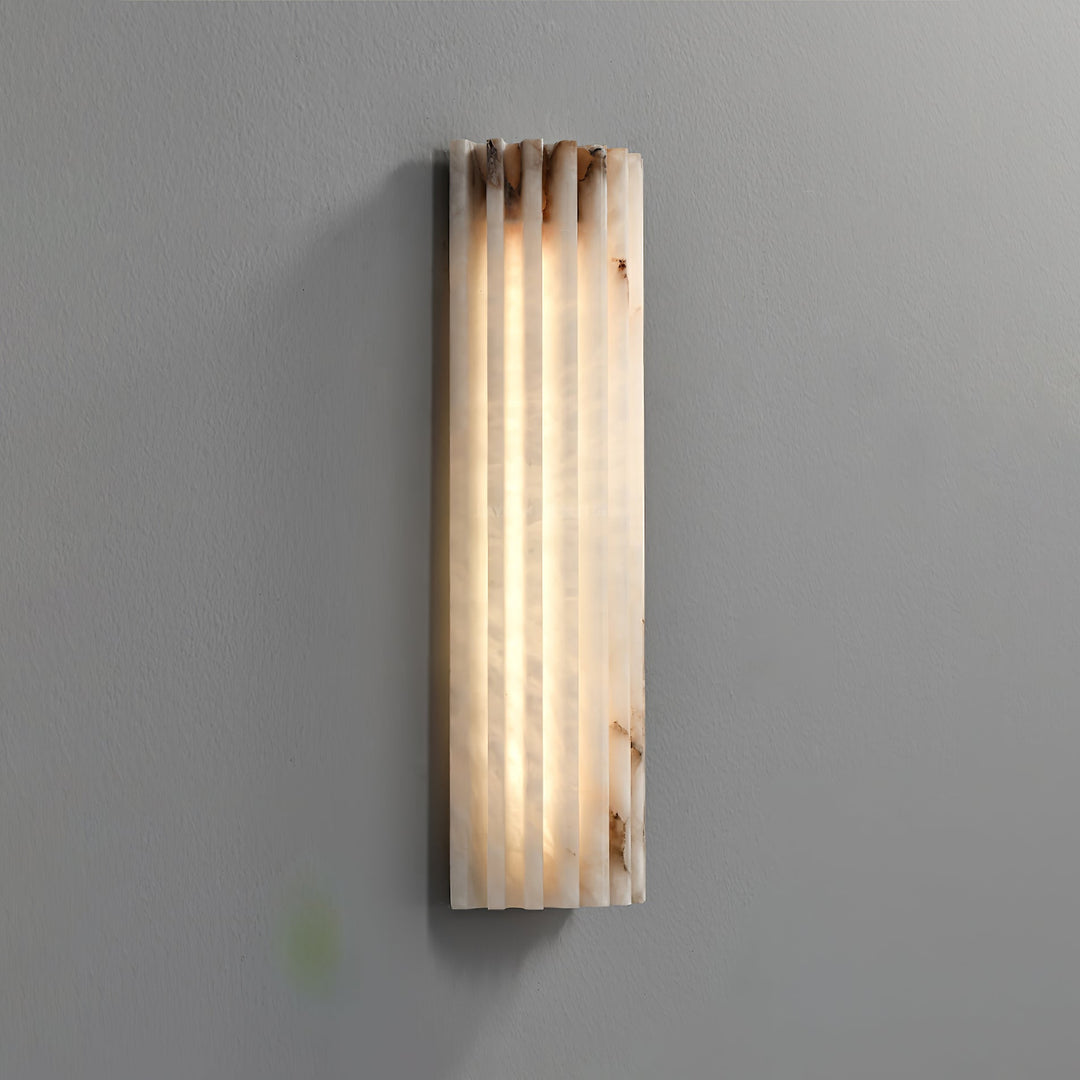 Modern Wall Light Sconce Wall Mounted Alabaster with Adjustable Brightness for Home Decor 9
