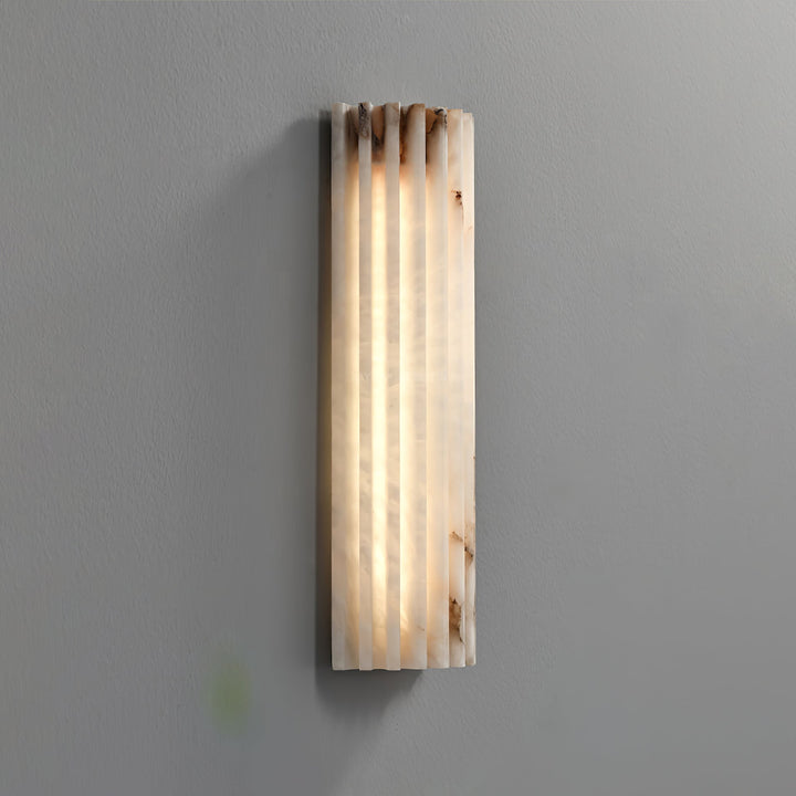 Modern Wall Light Sconce Wall Mounted Alabaster with Adjustable Brightness for Home Decor 9