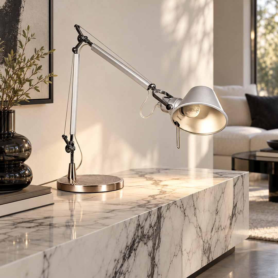 Modern Adjustable Desk Lamp Aluminum LED Lighting for Home Office Workspace
