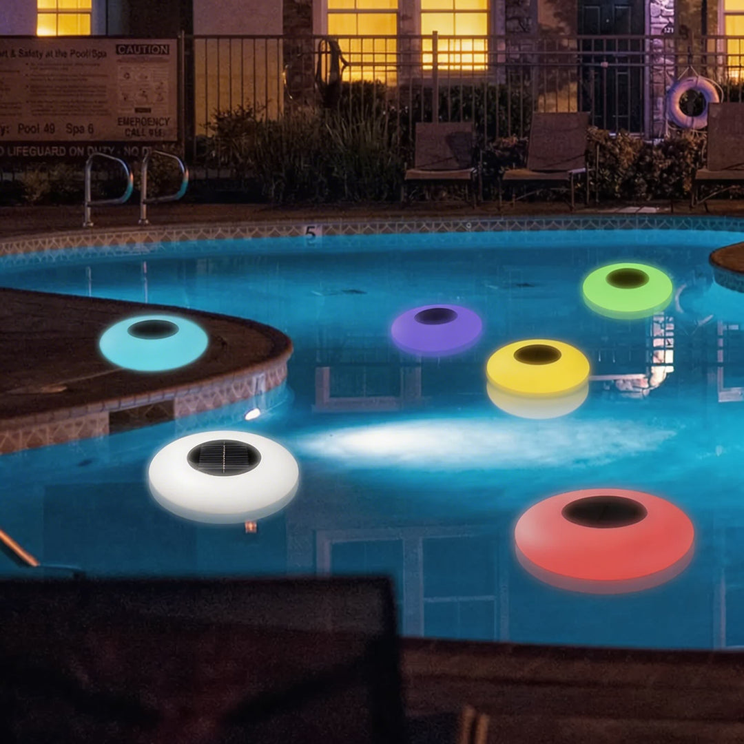 Solar Floating Light Outdoor LED with Intelligent Sensor Durable PE Shell for Garden and Pool 2