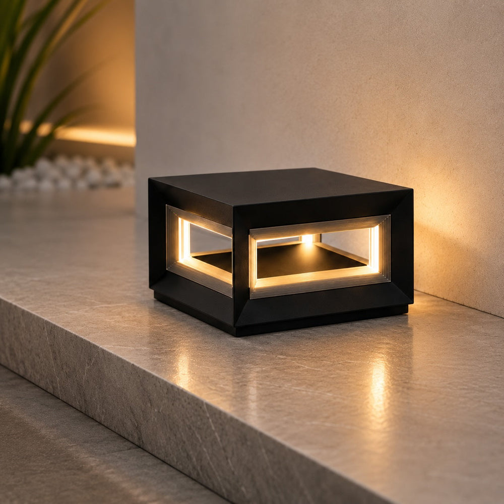 Solar Outdoor Wall Light Modern Stainless Steel Waterproof LED Motion Sensor 600 Lumen 1