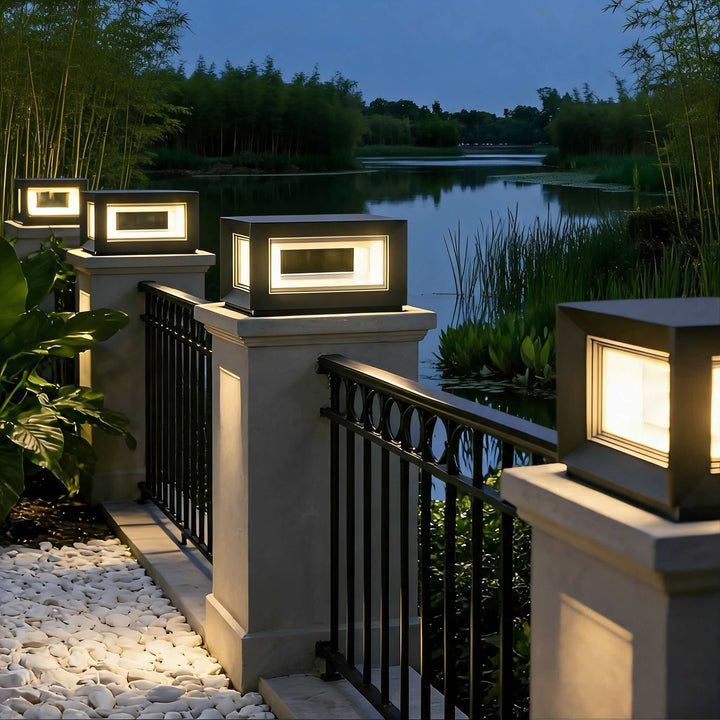 Solar Outdoor Wall Light Modern Stainless Steel Waterproof LED Motion Sensor 600 Lumen 5