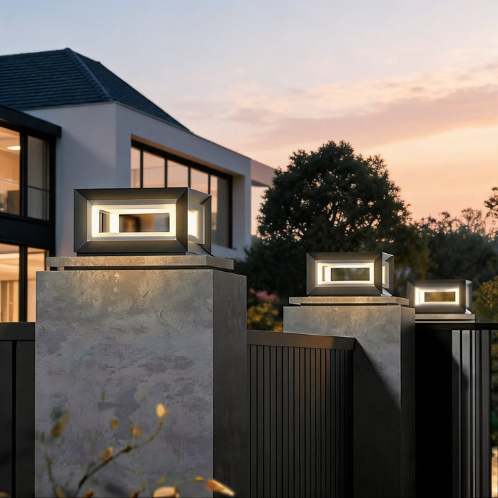 Solar Outdoor Wall Light Modern Stainless Steel Waterproof LED Motion Sensor 600 Lumen 8