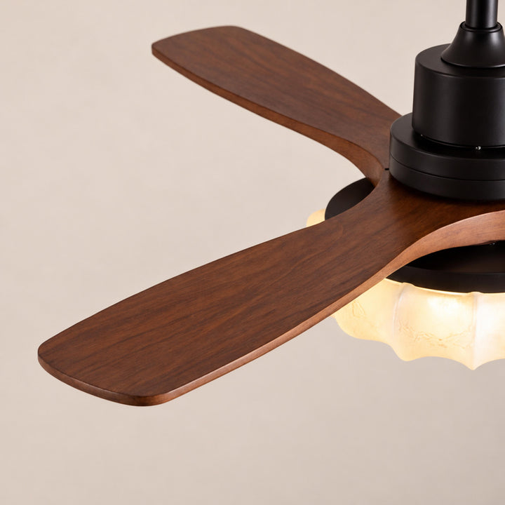 Modern Ceiling Fan Light Flush Mount Metal With Integrated LED For Efficient Illumination
