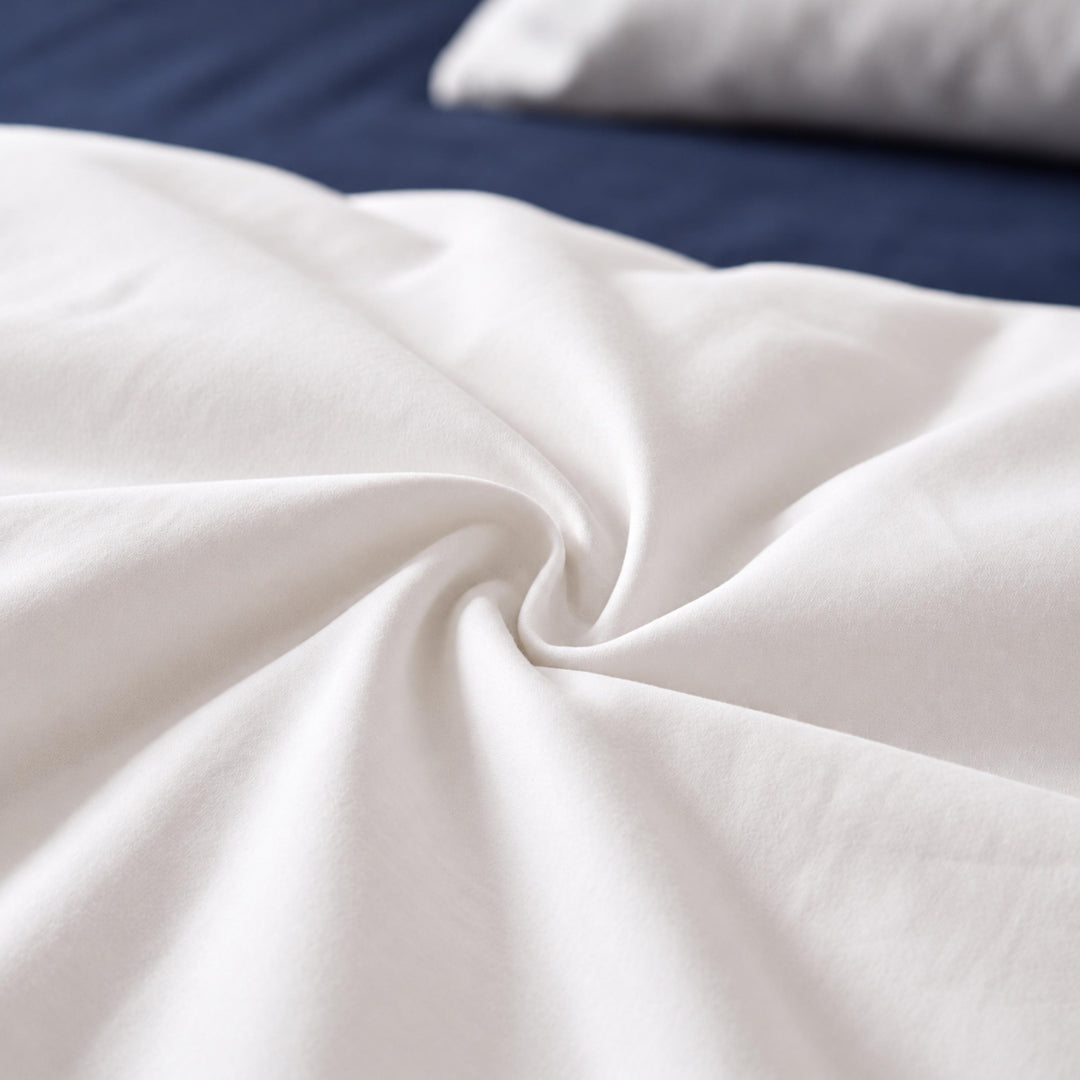 Pastel Aesthetic Bedding Set Double-Sided Duvet Cover Flat Sheet Cotton Comfortable
