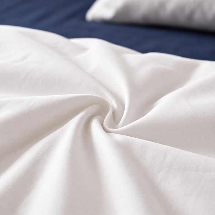 Pastel Aesthetic Bedding Set Double-Sided Duvet Cover Flat Sheet Cotton Comfortable