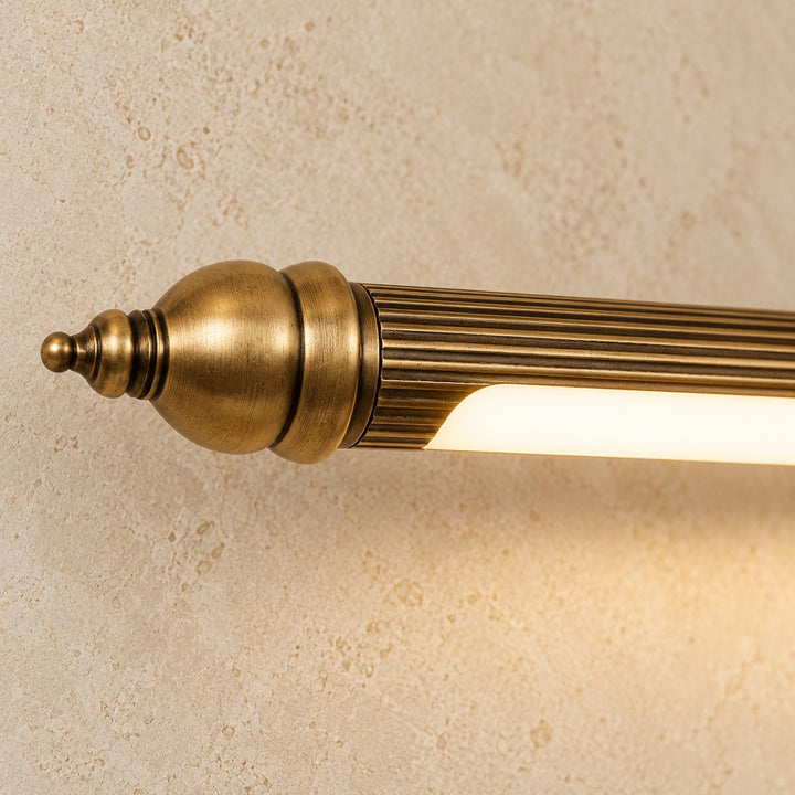 Retro Wall Sconce Lighting Wall Mounted Copper Metal Fixture for Bathroom Vanity Illumination