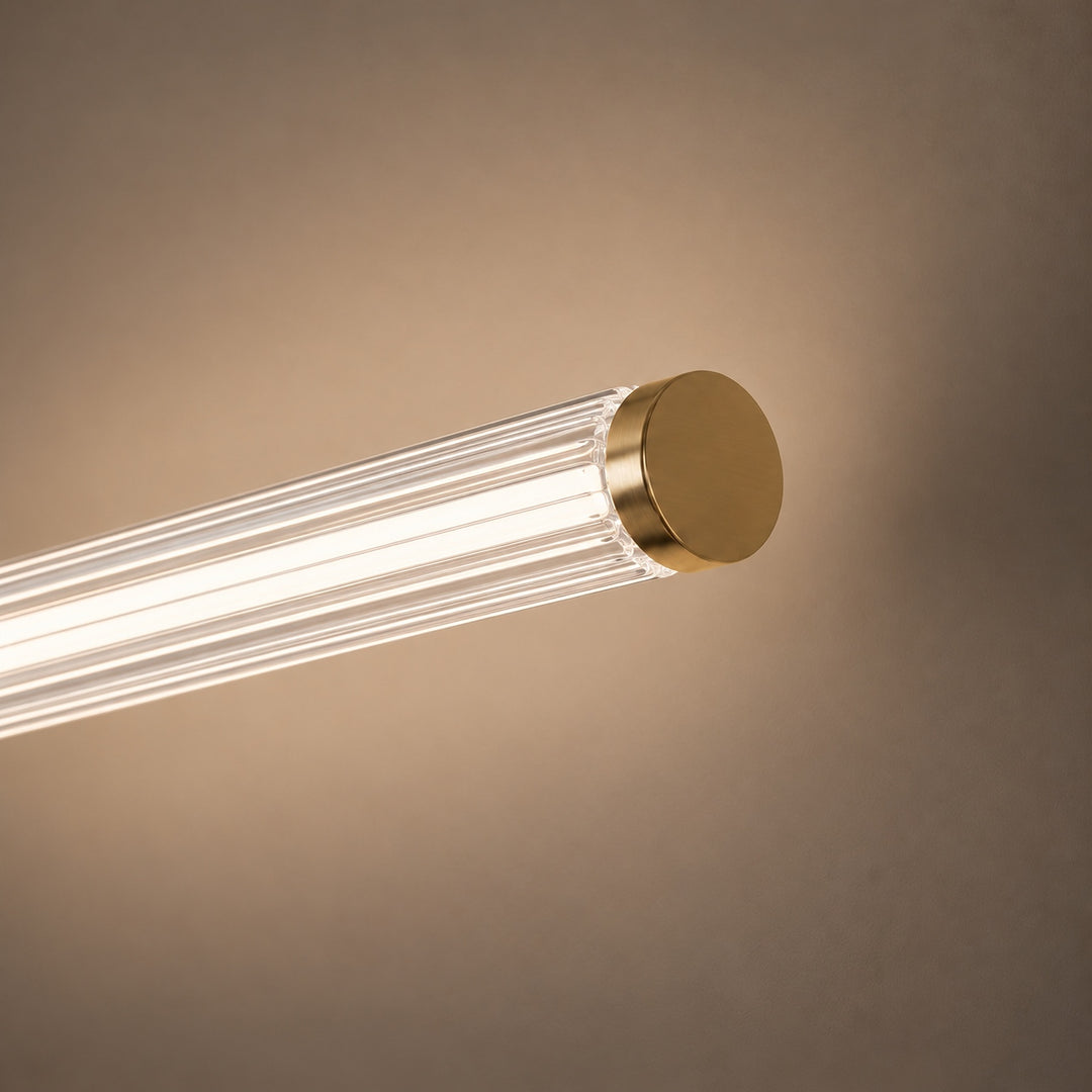 Contemporary Wall Light Wall Mounted Aluminum Iron Acrylic Linear Design Dimmable for Indoor Use