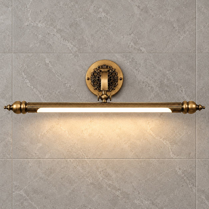 Retro Wall Sconce Lighting Wall Mounted Copper Metal Fixture for Bathroom Vanity Illumination